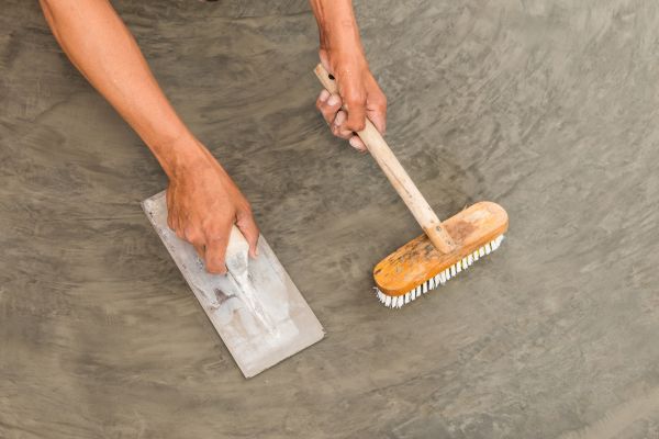 Driveway Concrete Staining in Bozeman