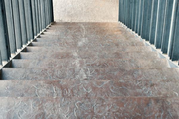 Concrete Stair Stamping in Bozeman