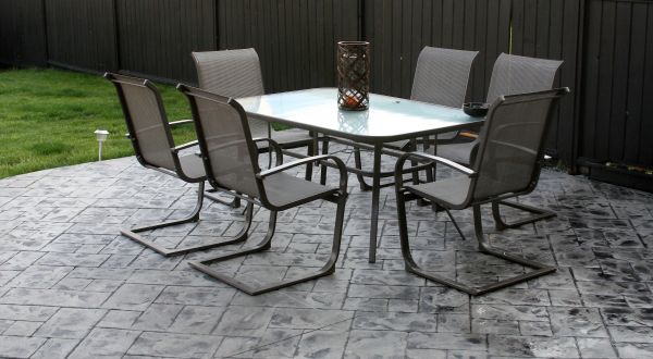 Porch Stamping in Bozeman