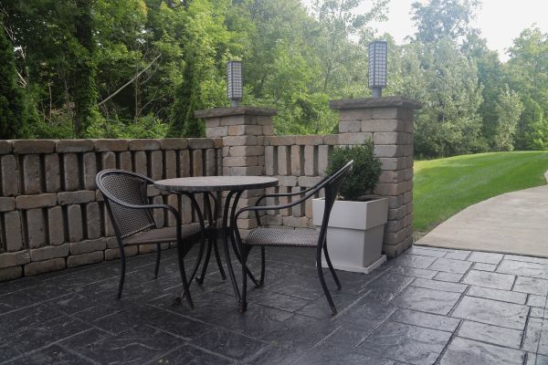 Stamped Cement Patio Service in Bozeman
